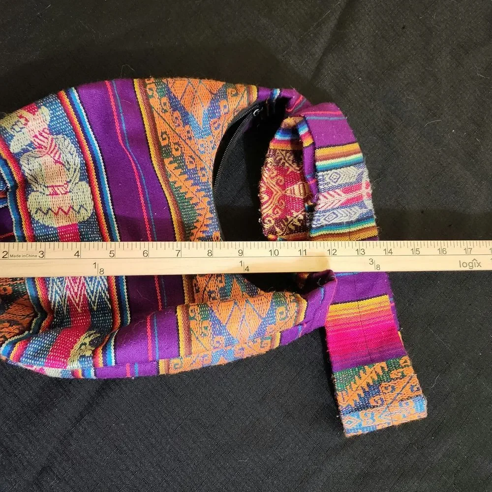 Bahamas Colorful Patterned Hobo Bag